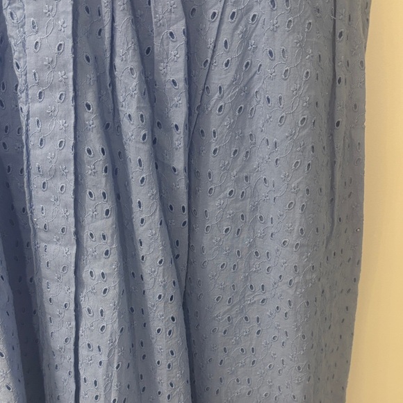 J. Crew Factory Blue Sleeveless Dress - Picture 4 of 4